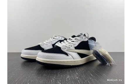 AIR BLACK SCOTT TRAVIS JORDAN X WHITE LOW 1 OG 0918